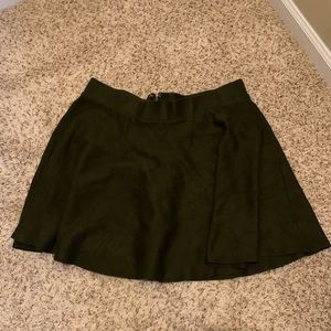TORRID olive green sweater skirt